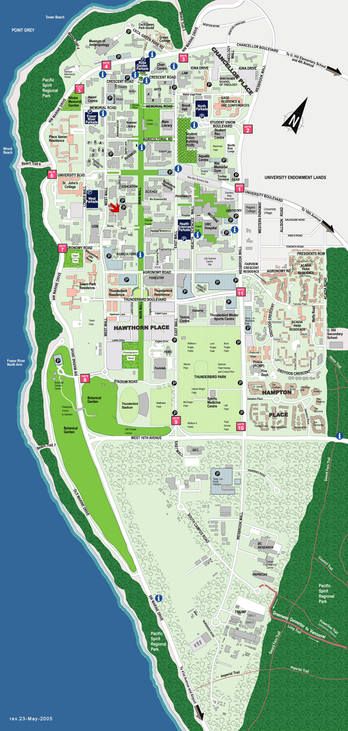 UBC Campus Map